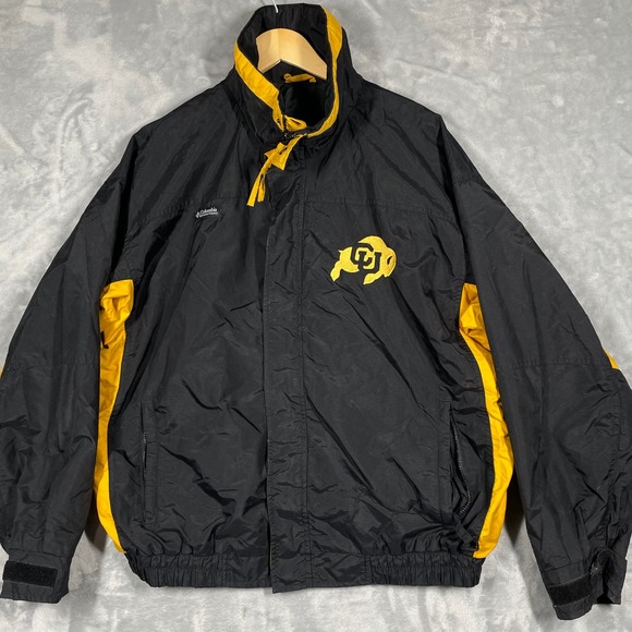 Columbia Other - Columbia Mens Colorado Buffaloes Windbreaker Jacket Black Gold XM505C Large
